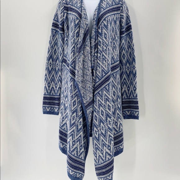 Kaisely Asymmetrical Open Front Cadigan Size M - Picture 9 of 14